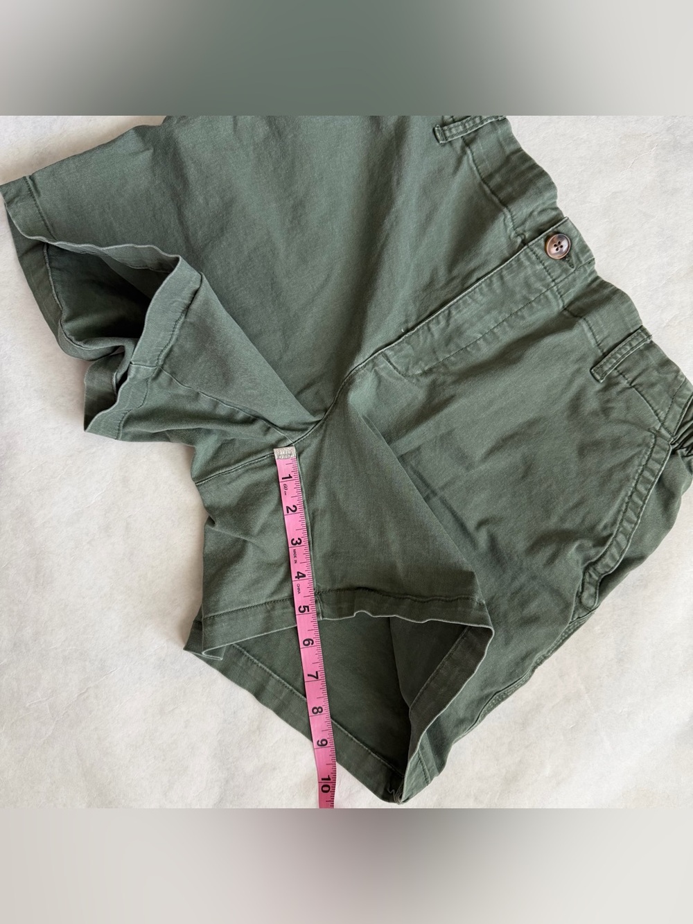 Old Navy Everyday Elasticized Back Waistband Large Chino Shorts Comfy Preppy F - Picture 11 of 14